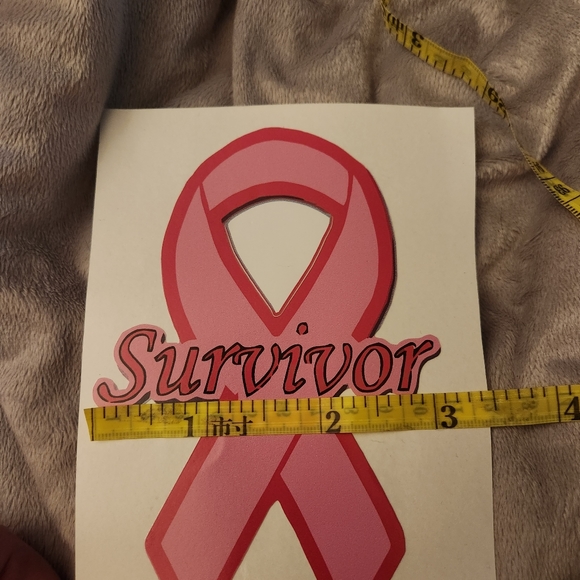 🎗NEW Breast Cancer Survivor decal - Picture 3 of 3